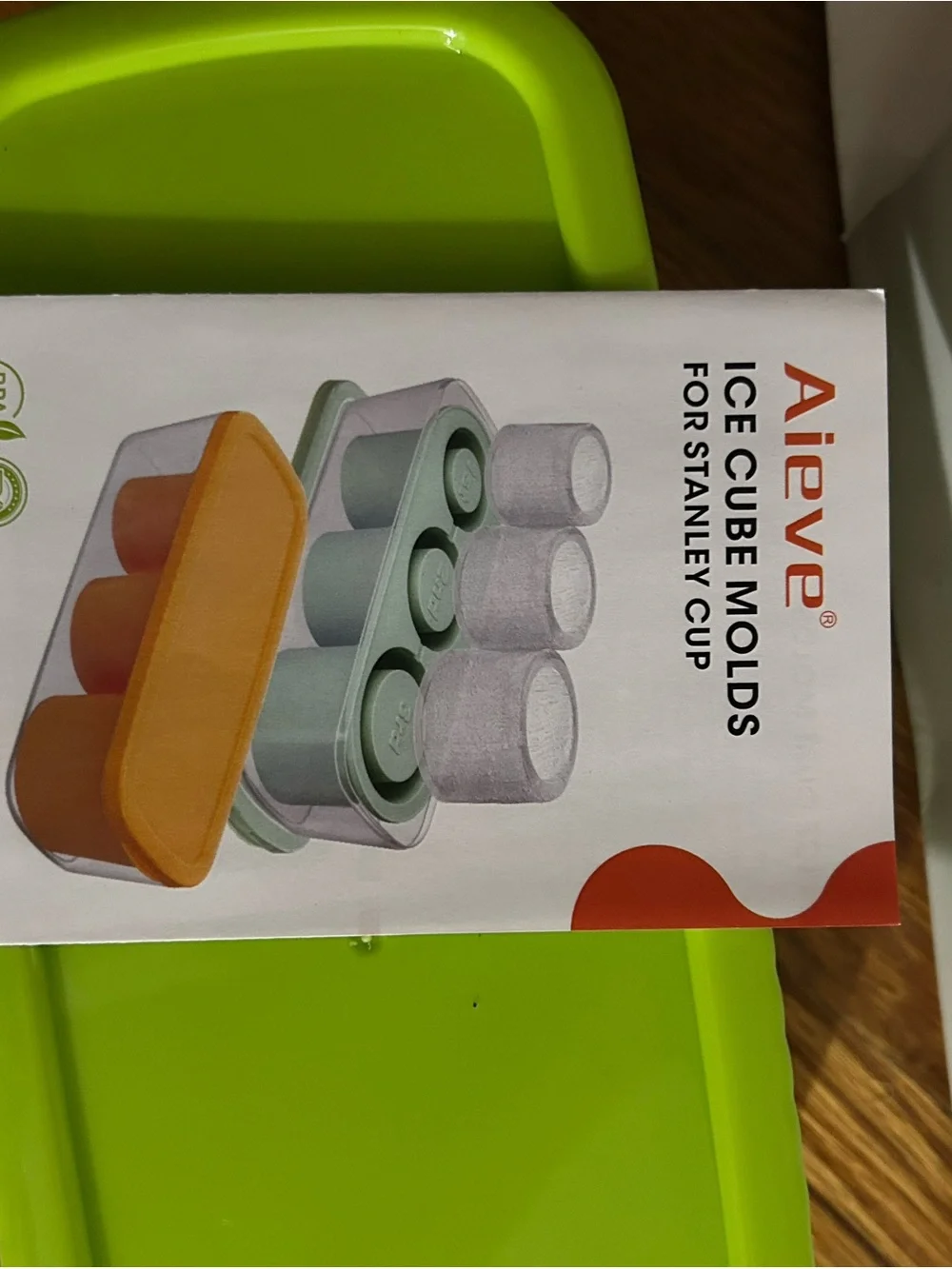 Green Ice Cube Molds for Stanley Cup